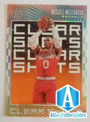 2019-20 Panini Illusions Russell Westbrook Clear Shots Orange Acetate